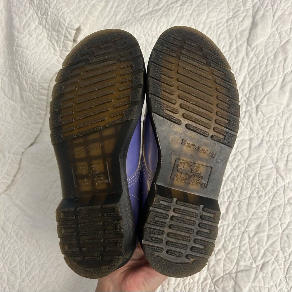 Dr. Martens 1460 Vegan Boot in Purple Heather Opaline - Picture 6 of 12